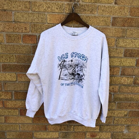 Vintage 1998 North American Ice Storm Sweater XL - Picture 4 of 6